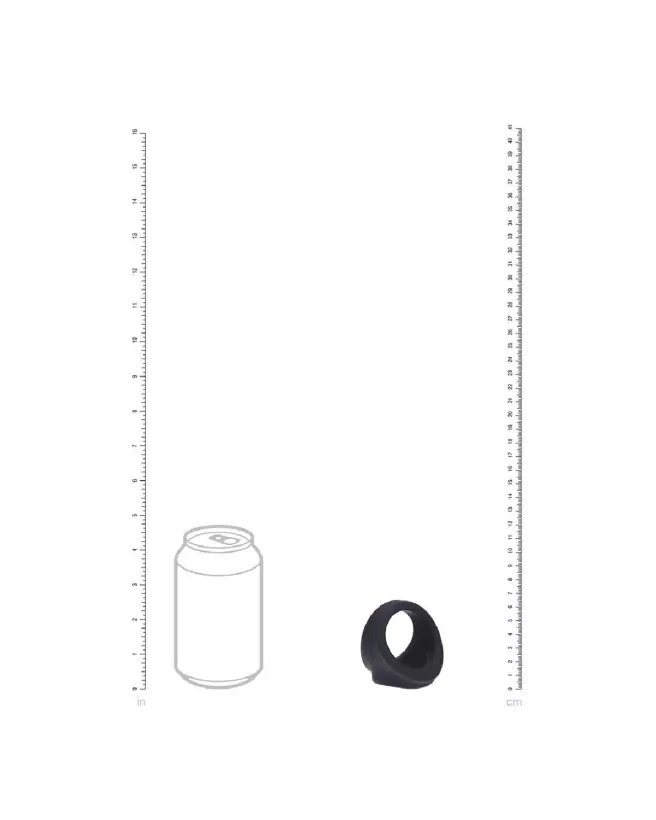 Harnais silicone noir pour pénis et testicules Levelz by Shots-5