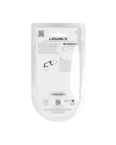Image de l'Anneau Tri O en Silicone de Levelz by Shots pour Pénis et Testicules, Noir - Enhance comfort and performance-2