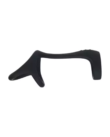 Image de l'Anneau Tri O en Silicone de Levelz by Shots pour Pénis et Testicules, Noir - Enhance comfort and performance-3