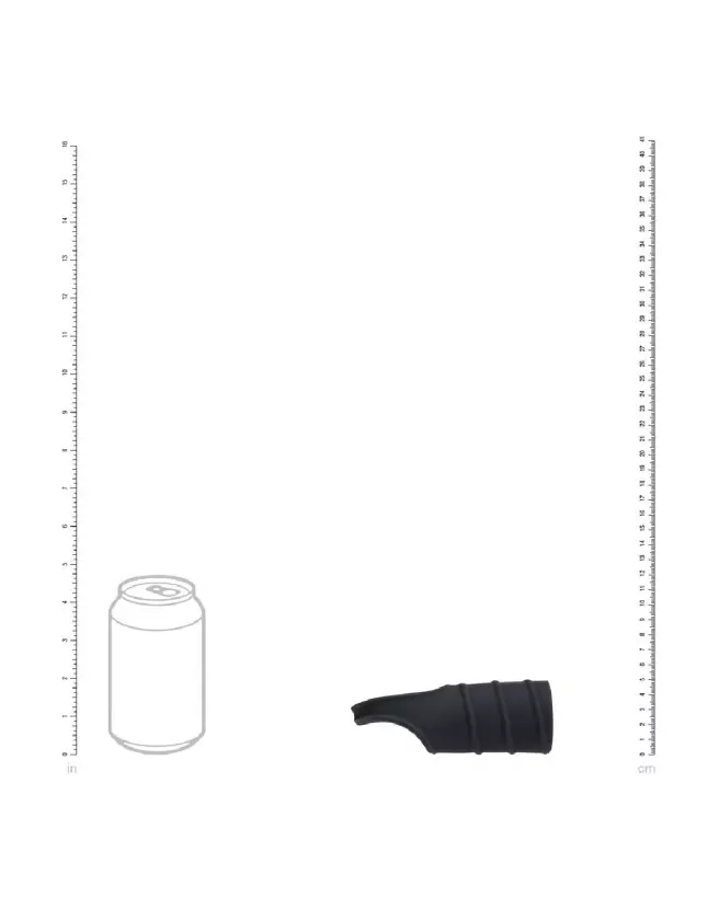 Cockring en silicone noir avec manchon strié de Levelz by Shots pour améliorer performance et plaisir-4