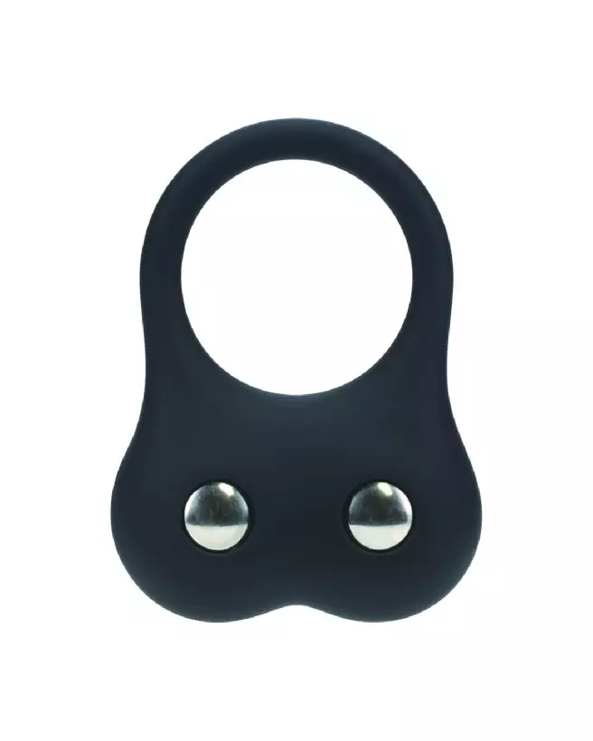 Cockring en silicone noir Levelz by Shots pour endurance-3