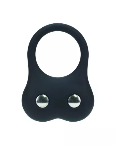 Cockring en silicone noir Levelz by Shots pour endurance-3