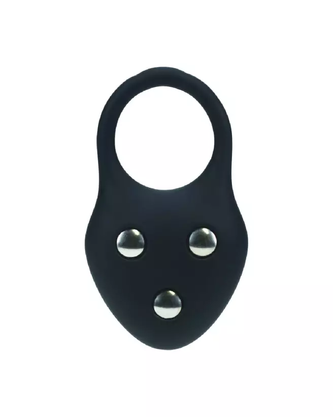 Cockring silicone noir Levelz by Shots pour optimiser endurance et plaisir-3