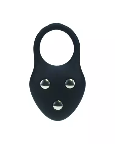 Cockring silicone noir Levelz by Shots pour optimiser endurance et plaisir-3