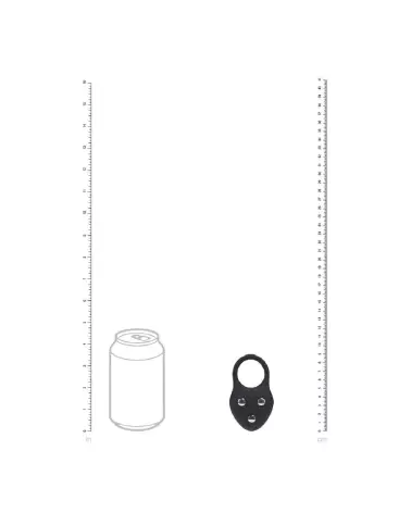 Cockring silicone noir Levelz by Shots pour optimiser endurance et plaisir-4
