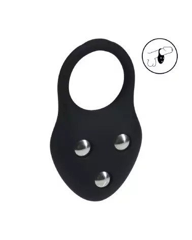 Cockring silicone noir Levelz by Shots pour optimiser endurance et plaisir-6