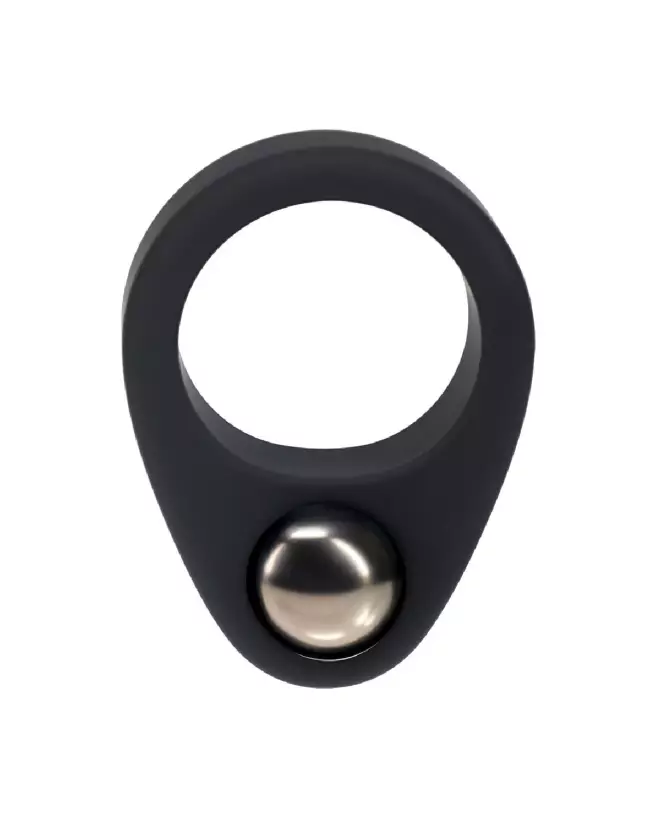 Anneau pénien en silicone liquide noir Levelz by Shots pour endurance et confort-3