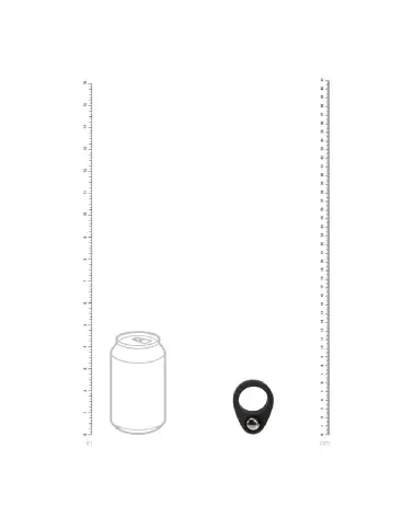 Anneau pénien en silicone liquide noir Levelz by Shots pour endurance et confort-4