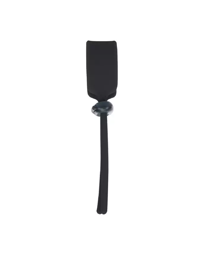Lasso Cockring Silicone Noir Ajustable Levelz by Shots 5mm-3