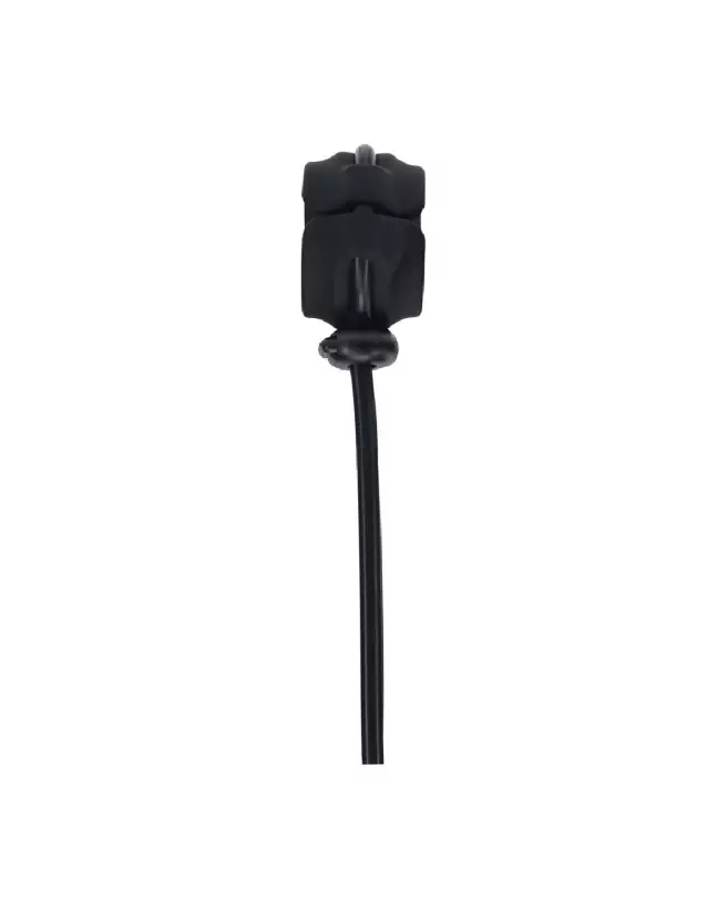 Anneau pénien ajustable en silicone noir Levelz by Shots, largeur 5 mm-3