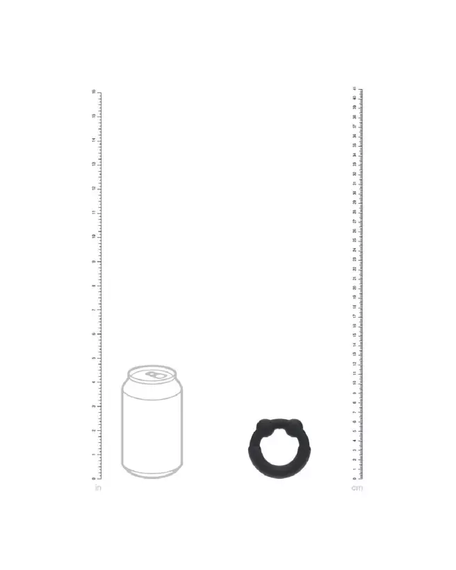 Cockring en métal et silicone noir Levelz by Shots pour endurance et confort-5
