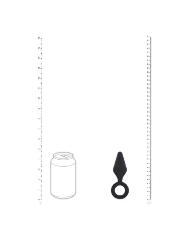 Plug Anal Silicone Noir Taille S de Levelz by Shots pour confort et discrétion-5