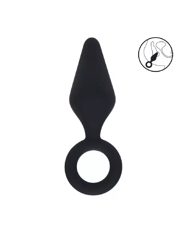 Plug Anal Silicone Noir Taille S de Levelz by Shots pour confort et discrétion-7