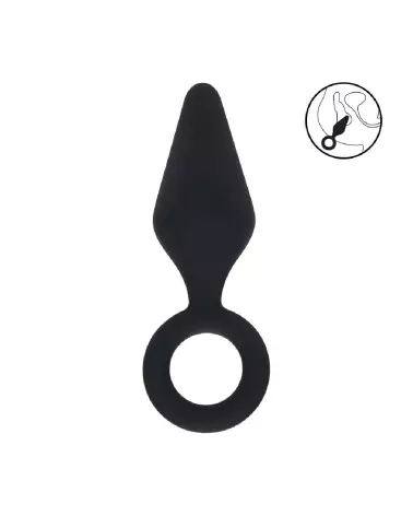 Plug Anal Silicone Noir Taille S de Levelz by Shots pour confort et discrétion-7
