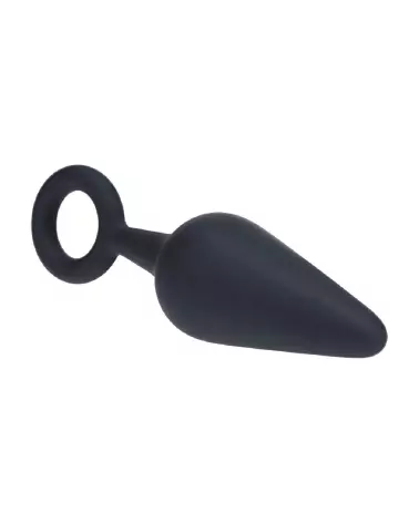 Image du Plug Anal en Silicone Noir Taille M de Levelz by Shots-3