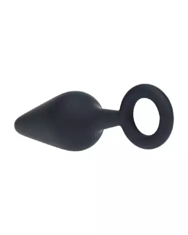 Image du Plug Anal en Silicone Noir Taille M de Levelz by Shots-4