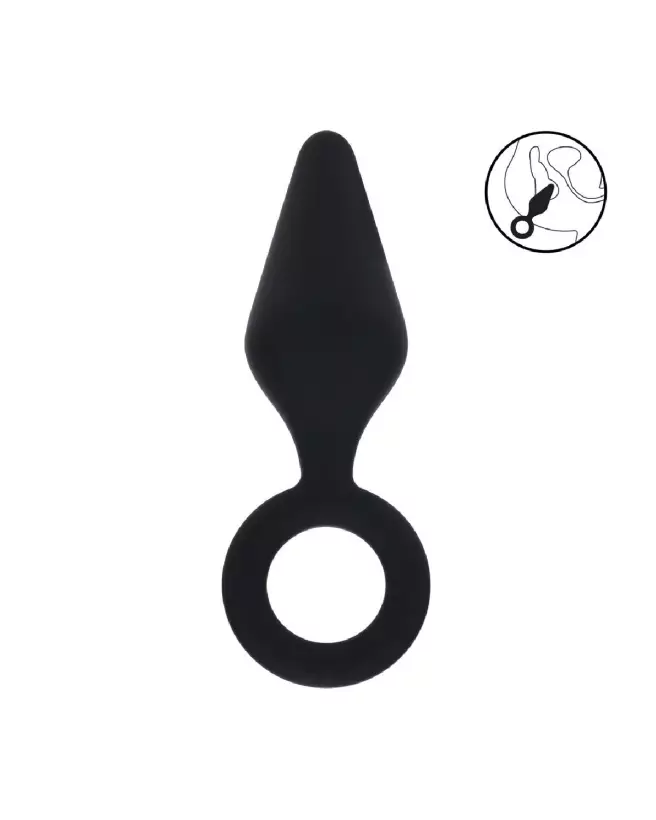 Image du Plug Anal en Silicone Noir Taille M de Levelz by Shots-7