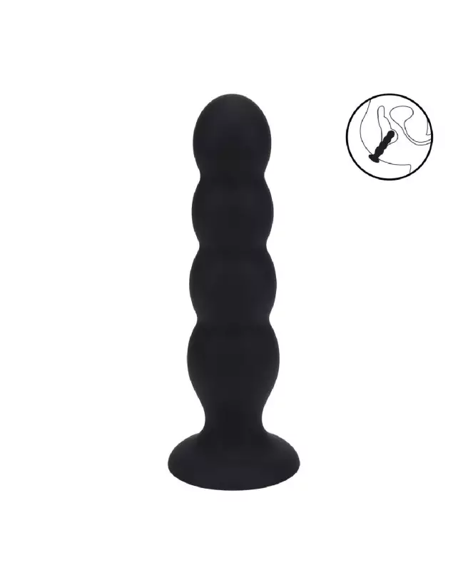 Image du Plug Anal XL Noir en Silicone Liquide de Levelz by Shots-5