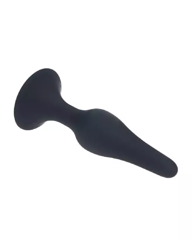 Plug Anal Silicone Noir Levelz by Shots Taille S pour Débutants-3