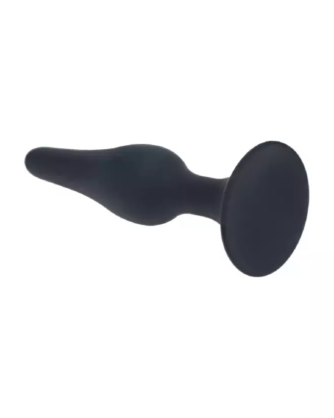Plug Anal Silicone Noir Levelz by Shots Taille S pour Débutants-4