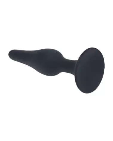 Plug Anal Silicone Noir Levelz by Shots Taille S pour Débutants-4