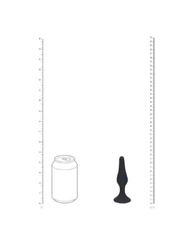 Plug anal noir en silicone taille M de Levelz by Shots pour confort et sécurité-5