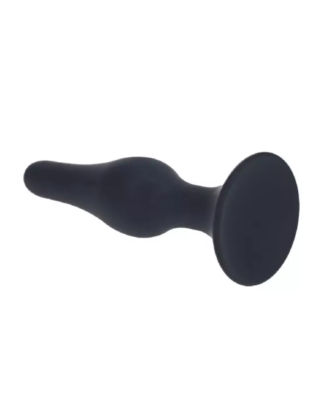Plug anal noir silicone taille L Levelz by Shots - Confort et sécurité optimisés-4