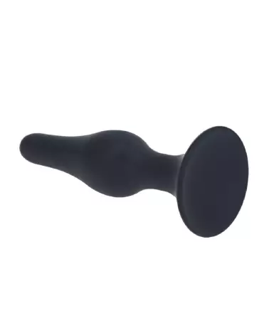 Plug anal noir silicone taille L Levelz by Shots - Confort et sécurité optimisés-4