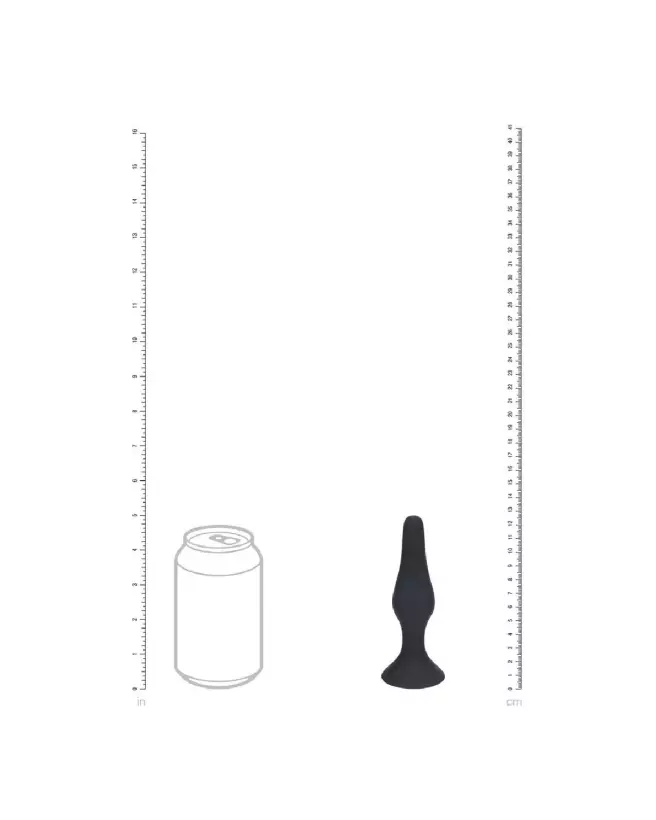 Plug anal noir silicone taille L Levelz by Shots - Confort et sécurité optimisés-5