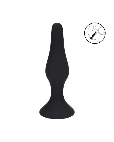 Plug anal noir silicone taille L Levelz by Shots - Confort et sécurité optimisés-7