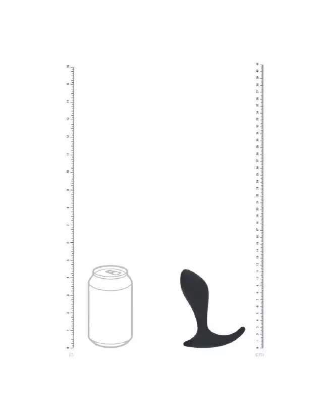 Image du Masseur de Prostate en Silicone Noir Levelz by Shots - Stimulateur à Ondulation Unique-6