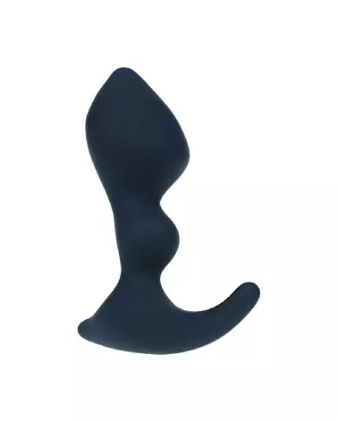 Masseur prostatique silicone noir Levelz by Shots pour stimulation précise-3