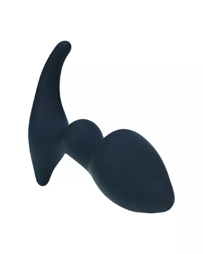 Masseur prostatique silicone noir Levelz by Shots pour stimulation précise-5