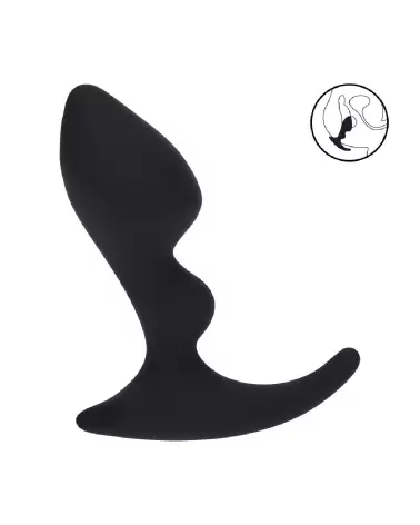 Masseur prostatique silicone noir Levelz by Shots pour stimulation précise-7