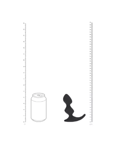 Image du Massager Prostatique Silicone Double Ondulé Noir de Levelz by Shots-6