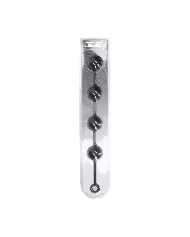 Balles Anales XXL en Silicone Noir de Levelz by Shots pour stimulation intense-1