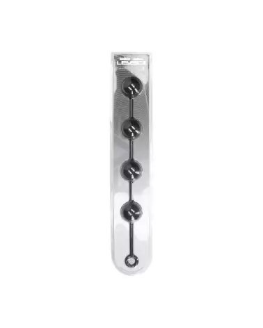 Balles Anales XXL en Silicone Noir de Levelz by Shots pour stimulation intense-1