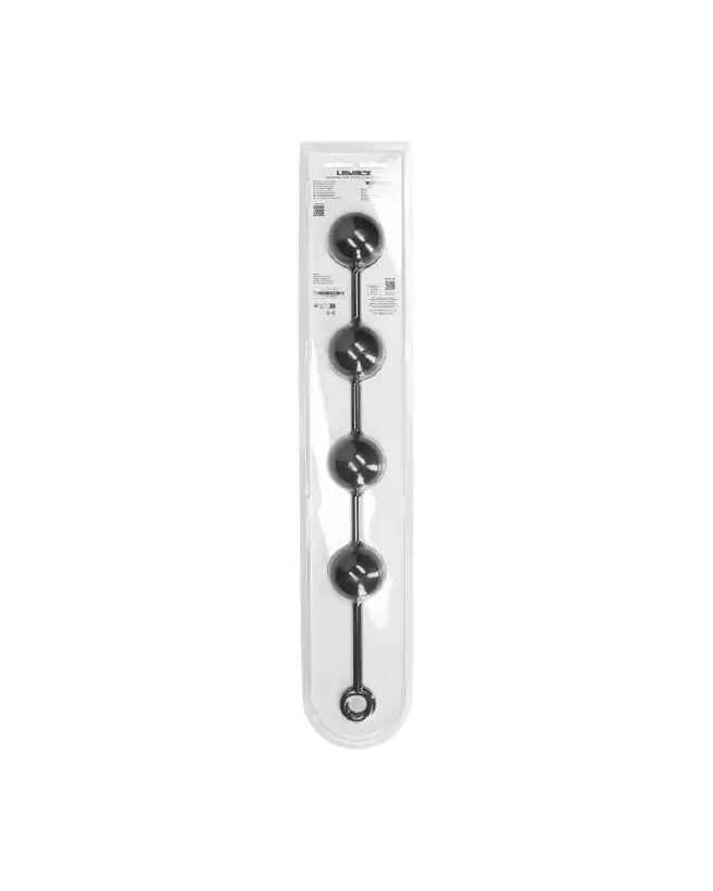 Balles Anales XXL en Silicone Noir de Levelz by Shots pour stimulation intense-2