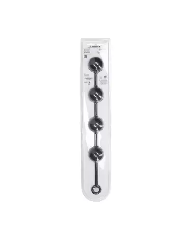 Balles Anales XXL en Silicone Noir de Levelz by Shots pour stimulation intense-2