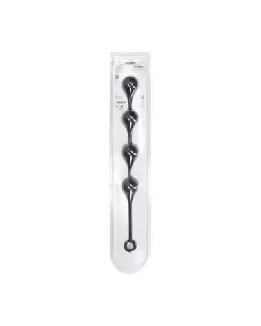 Balles Anales en Silicone XL Noir de Levelz by Shots pour Stimulation Avancée-2