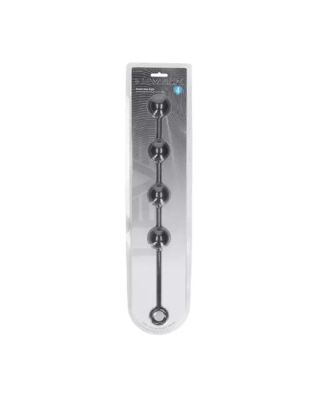 Balles Anales Silicone Noir 40mm de Levelz by Shots pour plaisir anal-1