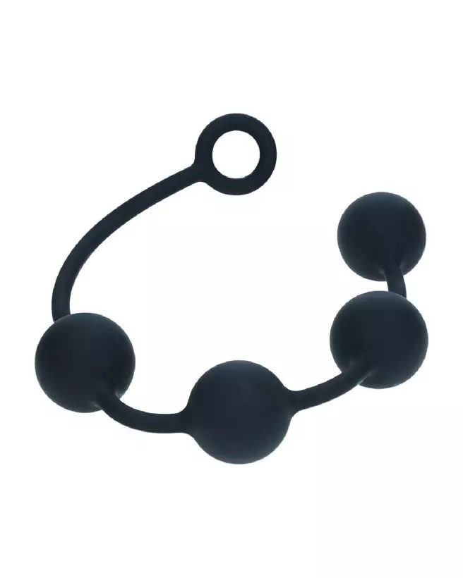 Image des Balles Anales en Silicone XL Noir de Levelz by Shots-3