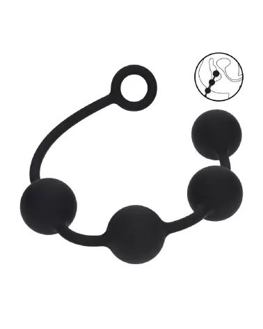 Image des Balles Anales en Silicone XL Noir de Levelz by Shots-7