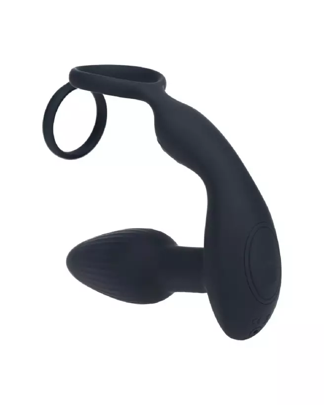 Stimulateur Prostate Levelz avec Anneau Pénien et Perles Rotatives-4