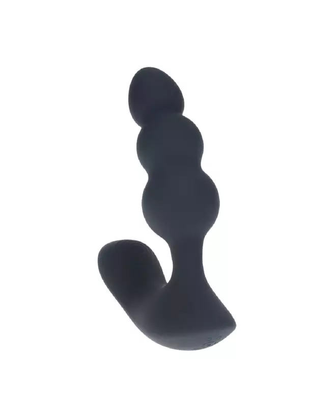Image du Stimulateur Prostatique Vibrant Dual Motor en Silicone Liquide Noir Levelz by Shots-4