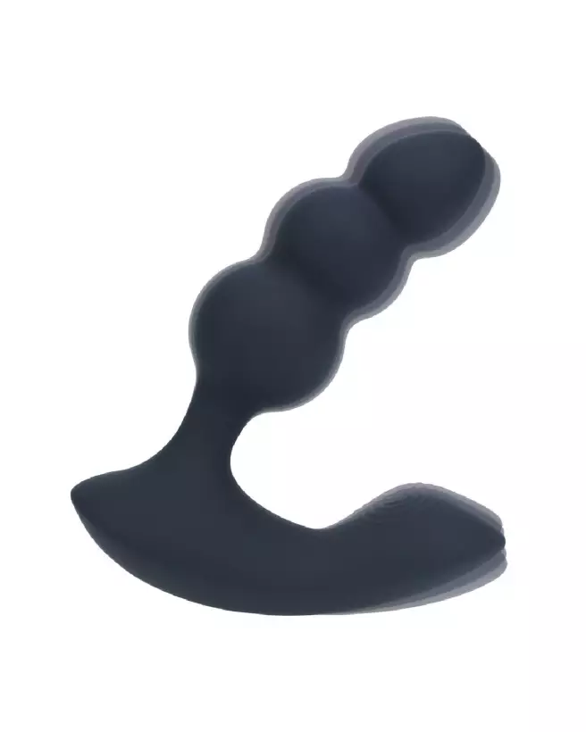 Image du Stimulateur Prostatique Vibrant Dual Motor en Silicone Liquide Noir Levelz by Shots-6