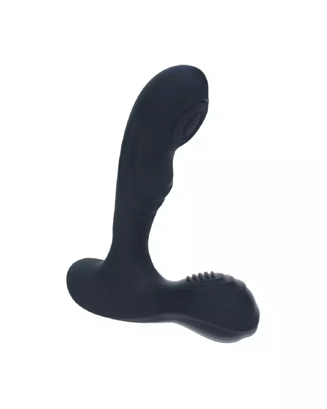 Masseur prostatique vibrant Levelz by Shots en silicone noir-4