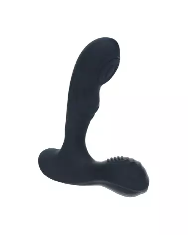 Masseur prostatique vibrant Levelz by Shots en silicone noir-4
