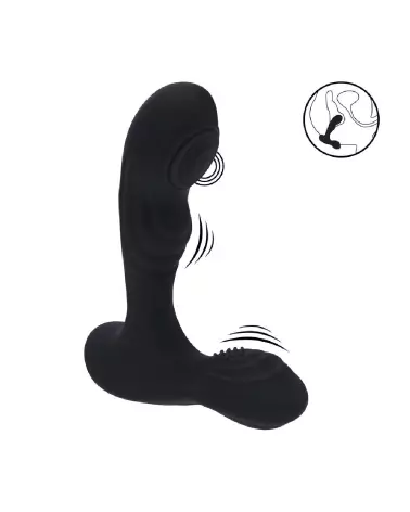 Masseur prostatique vibrant Levelz by Shots en silicone noir-7