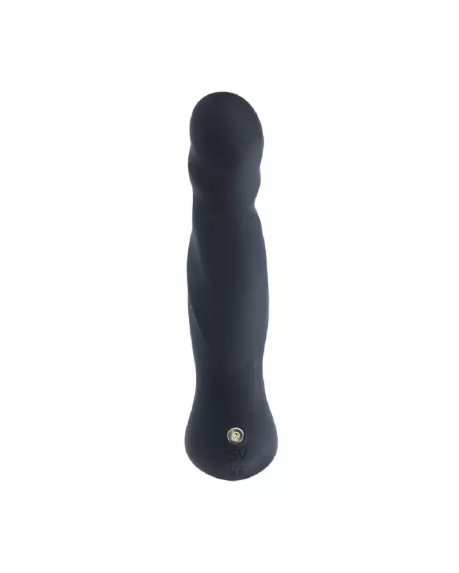 Masseur prostatique vibrant noir en silicone Levelz by Shots-3